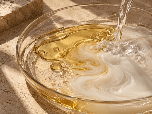 Oil-to-Milk Cleansers: What happens when you add water?