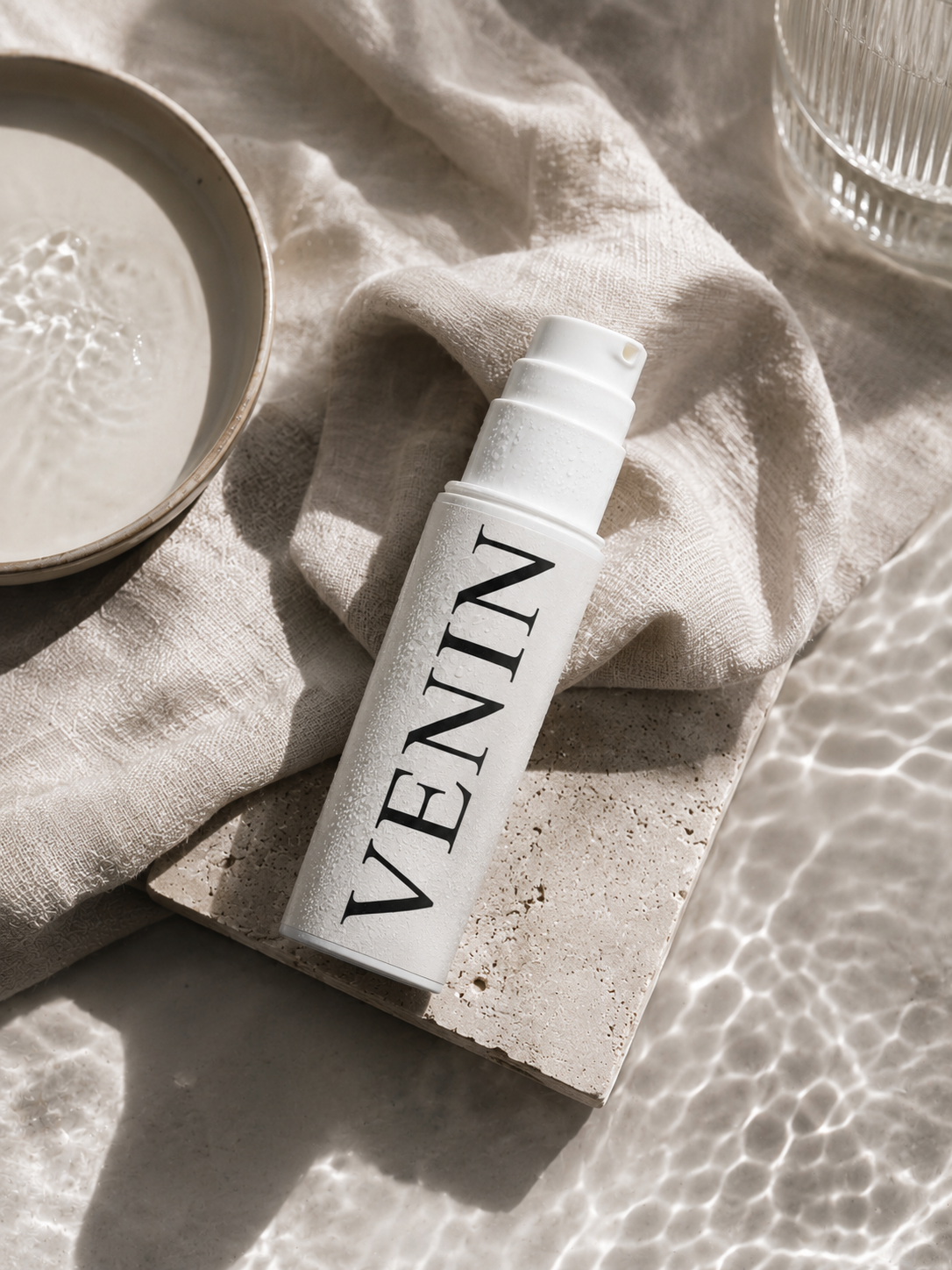 Editorial image of VENIN's Oil-to-Milk Cleanser